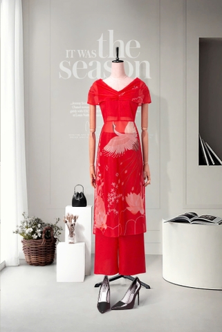 Áo Dài Mentosa Xuân Thì 3 Màu-MTS3214112404