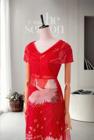 Áo Dài Mentosa Xuân Thì 3 Màu-MTS3214112404