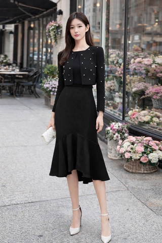 Chân Váy Đuôi Cá Mentosa-VMTS280825D1