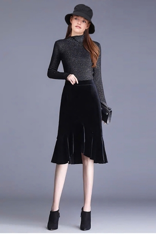 Chân Váy ZR Nhung Đuôi Cá - ZR304122402