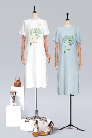 Đầm Katosa Bạch Liên 2 Màu-KTS3120425