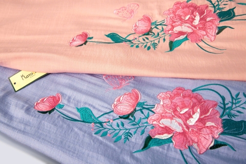 Đầm Katosa Thêu Mẫu Đơn Cổ Y-KTS20403252