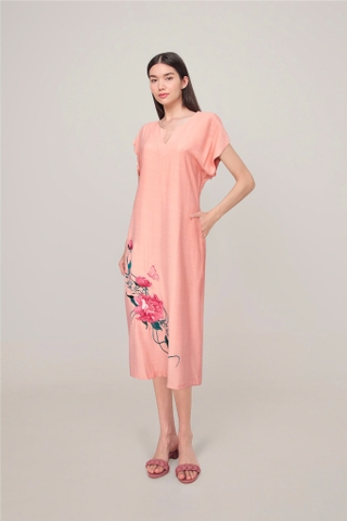 Đầm Katosa Thêu Mẫu Đơn Cổ Y-KTS20403252