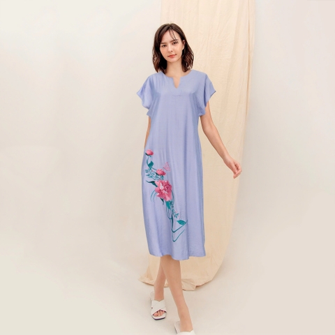 Đầm Katosa Thêu Mẫu Đơn Cổ Y-KTS20403252