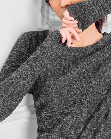 Set Len Wilfred Áo Dài Tay + Chân Váy Xẻ - D2011091219