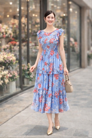 Đầm Katosa Maxi Smoking-TPSXD290623