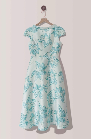 Đầm Gấm Cổ Cao-KTS32703241