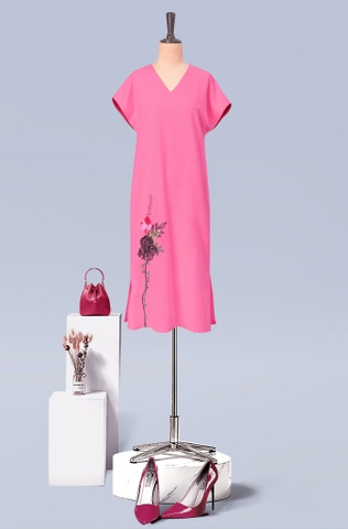 Đầm katosa Linen Line Diên Vĩ 3 Màu-KTS30608240