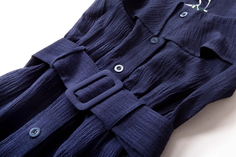 Đầm Katosa Tay Bèo Gài Nút-TPSXD100723