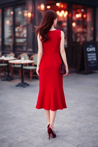 Đầm Katosa Gold Dây Eo-KTS122318