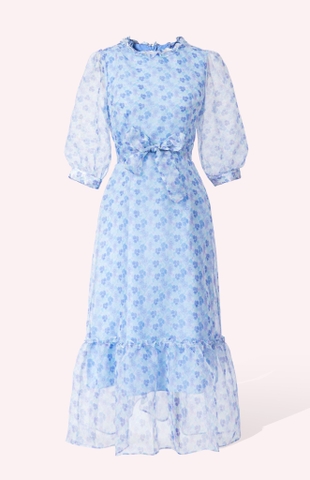 Đầm Katosa Tơ Hoa Tay Lỡ-KTS3060124