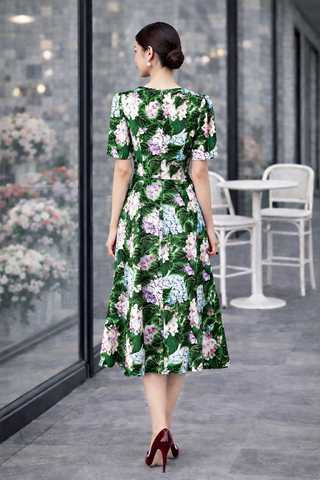 Đầm Katosa Tay Ngắn Đuôi Cá-KTS220712