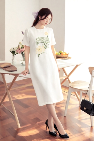 Đầm Katosa Bạch Liên 2 Màu-KTS3120425