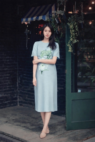 Đầm Katosa Bạch Liên 2 Màu-KTS3120425