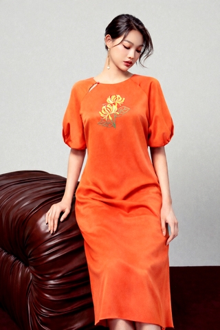 Đầm Katosa Lục Cúc Hạ 2 Màu-KTS2310325