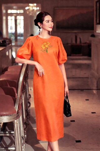 Đầm Katosa Lục Cúc Hạ 2 Màu-KTS2310325