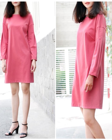 Đầm Form Suông Tay Xếp Ly - U2908220918