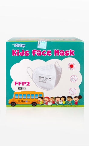 Hộp Khẩu Trang Kichy Y Tế FFP2 Trẻ Em Không Van 5 Lớp(20 cái)-TYKC5042225