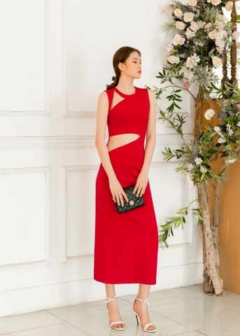 Đầm Mentosa Dạ Hội Sát Nách Phối Lưới - K1M11150120