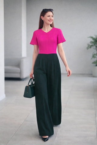 Jumpsuit Katosa Phối Màu-KTS32102243