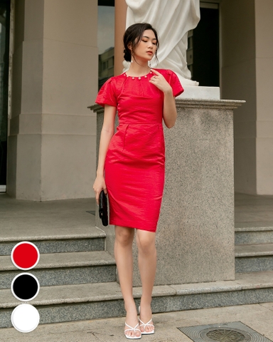 Đầm Mentosa Tapta Form Bút Chì Tay Xòe - K1MA4250820