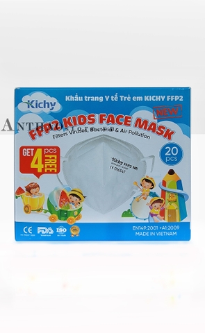 Hộp Khẩu Trang Kichy FFP2 Dành Cho Trẻ Em 20 cái/1 hôp-TPSRTE20423