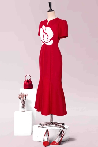 Đầm Katosa Đuôi Cá Hoa Hồ Điệp-KTS1D31122380