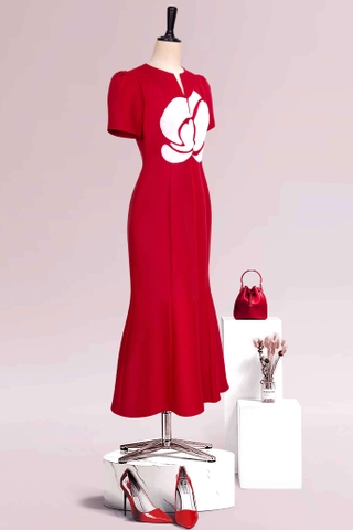 Đầm Katosa Đuôi Cá Hoa Hồ Điệp-KTS1D31122380