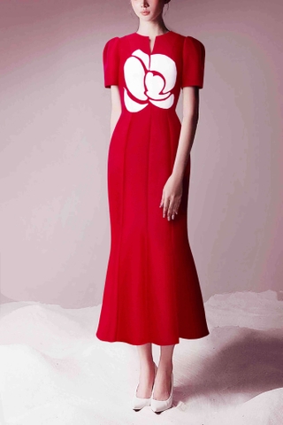 Đầm Katosa Đuôi Cá Hoa Hồ Điệp-KTS1D31122380