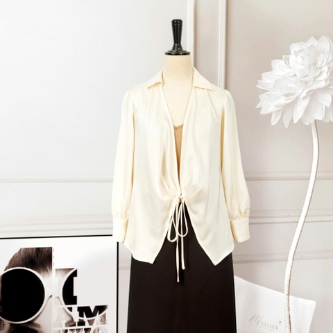 Áo Lụa Grape Nữ Tính Mentosa 2 Màu-AMTS081225L1