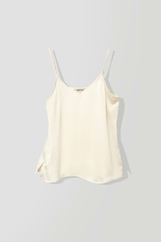 Áo Lụa Hai Dây Cổ Chữ V Mentosa 4 Màu-AMTS021025L1