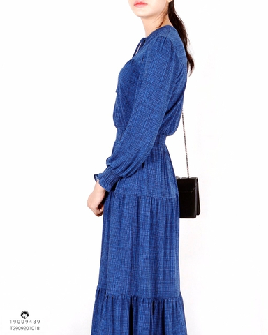 Đầm Thun Michael Tay Dài Chạy Smocking Tay + Eo - T2909201018