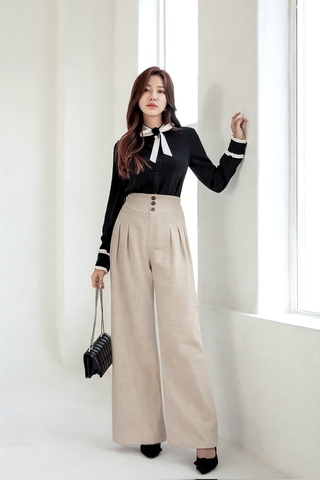 Quần Mentosa Xếp Ly Lưng Kiểu-QMTS030925L1