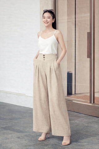 Quần Mentosa Xếp Ly Lưng Kiểu-QMTS030925L1