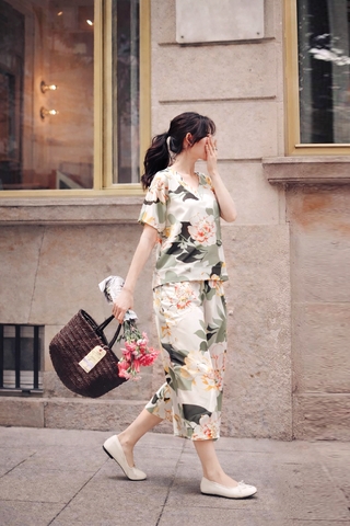 Set Bộ Lửng Anthale In Hoa-ATL220511L2