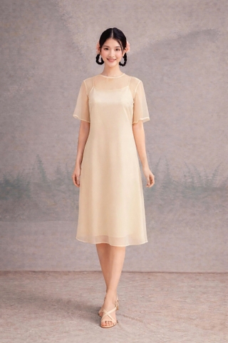 Set Đầm Tơ Mây Mentosa-DMTS231025L1