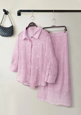 Set Áo Sơ Mi Chân Váy Mentosa-SMTS210825L1