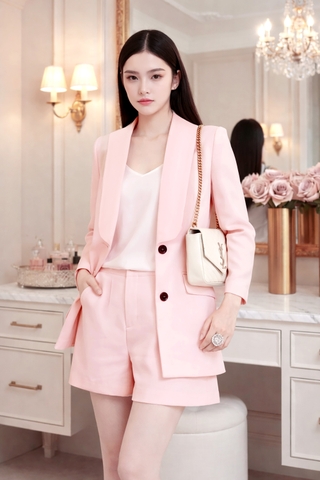 Set Katosa Blazer Shawl 2 Màu-KTS32402251