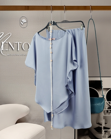 Set Lụa Mentosa Thắt Dây 2 Màu-SMTS120925L1