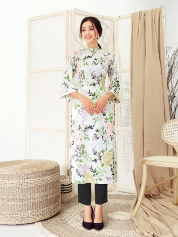 Bộ Áo Dài Cách Tân 2019 Mentosa - Swmsh120118Av