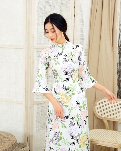 Bộ Áo Dài Cách Tân 2019 Mentosa - Swmsh120118Av
