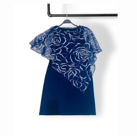 Đầm Vnxk EL Xuất Anh Cánh Dơi Ren-TPSRFCD1022