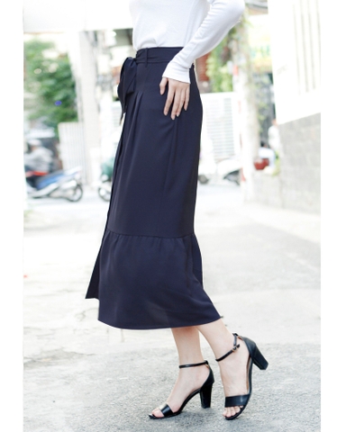 Chân Váy Mentosa Bèo Dây Eo Hàng Nút - H2211131218