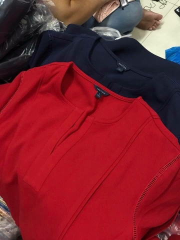 Đầm Nautica Tay Con Phối Ren -T2107110818