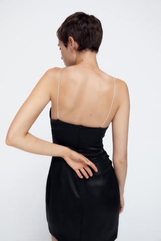 Đầm Dây Đính Đá Vnxk ZR 2 Màu-TPSRFDD022