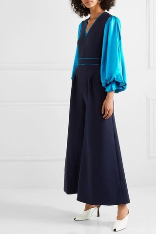 Jumpsuit Vnxk TB Cổ V 1 Màu-JAT15010