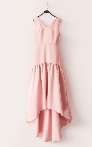 Đầm Katosa SN Cổ Tim Tùng Kết Bèo-KTS230801