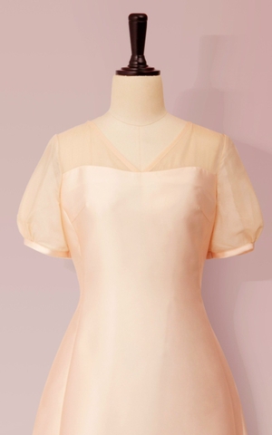 Đầm Katosa Cổ Tim Tay Lỡ Dáng Xòe-KTS221912