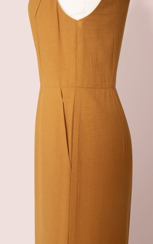 Jumpsuit Cổ Tim Sát Nách-KTS231106