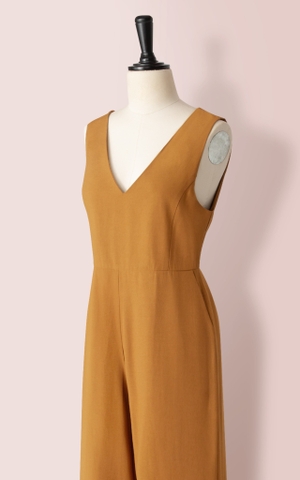 Jumpsuit Cổ Tim Sát Nách-KTS231106